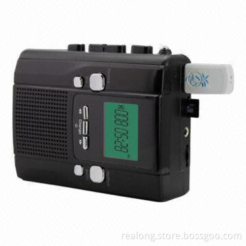 Walkman radio with telescopic antenna